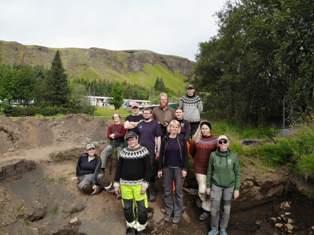 The Kirkjubæjarklaustur Excavation Team in 2023